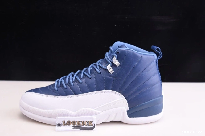 MaikeSneakers Air 12 Stone Retro 130690-404 Jordan Blue 0726